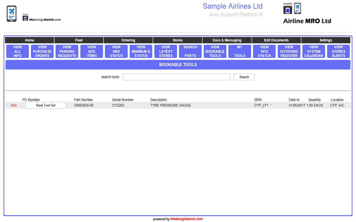 Tools Booking System